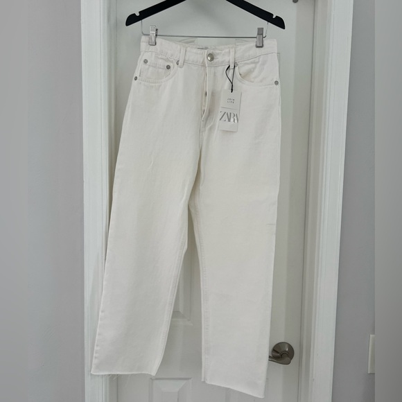 Brand new with tags Zara straight leg button up US 8 EU 40 0774/134/250 - Picture 3 of 5